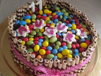 Torta compleanno smarties